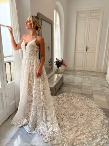 custom fairytale wedding dress by Melta Tan | Bridestory.com